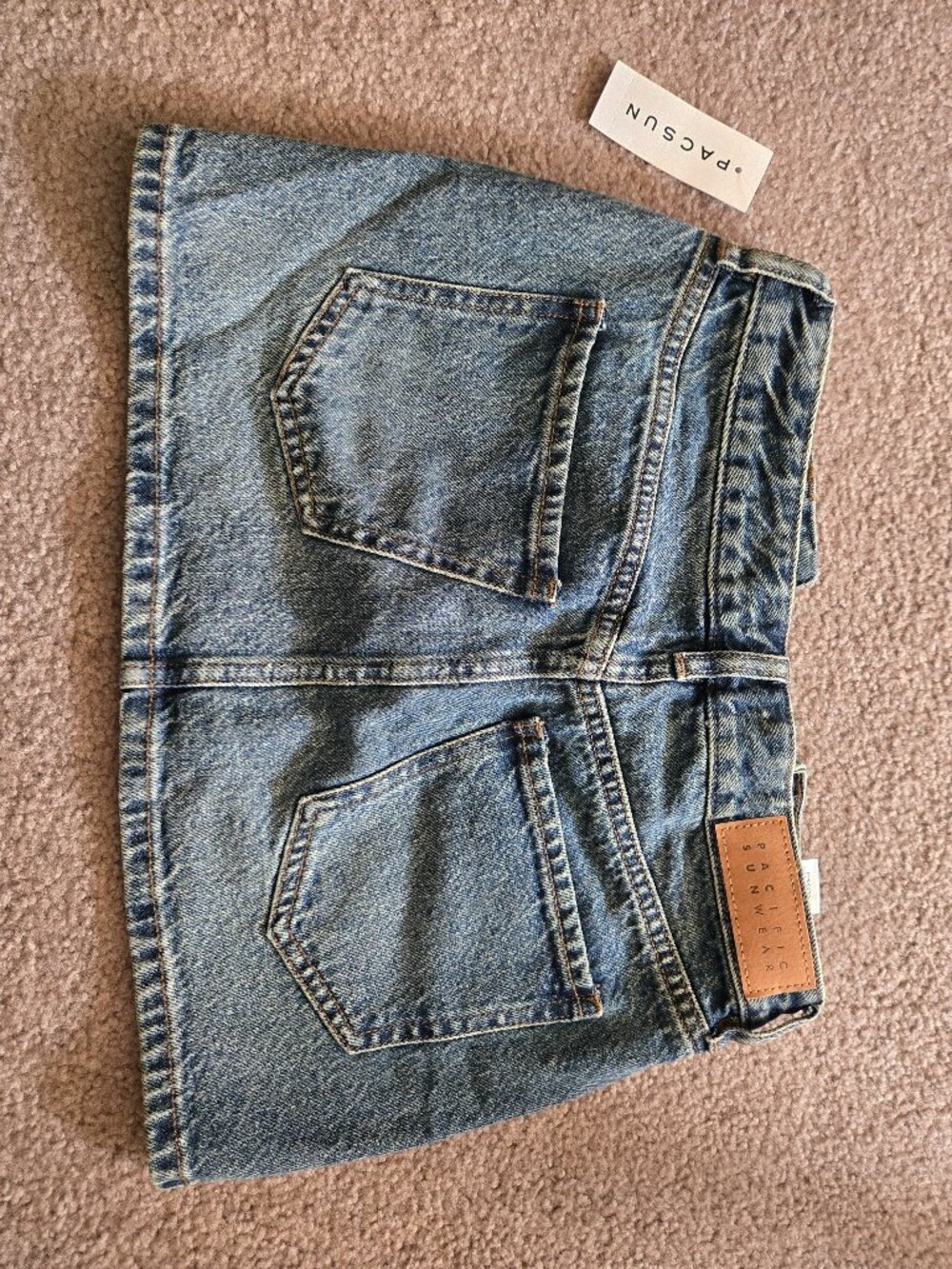 Junior's PacSun Denim Mini Skirt Size 22